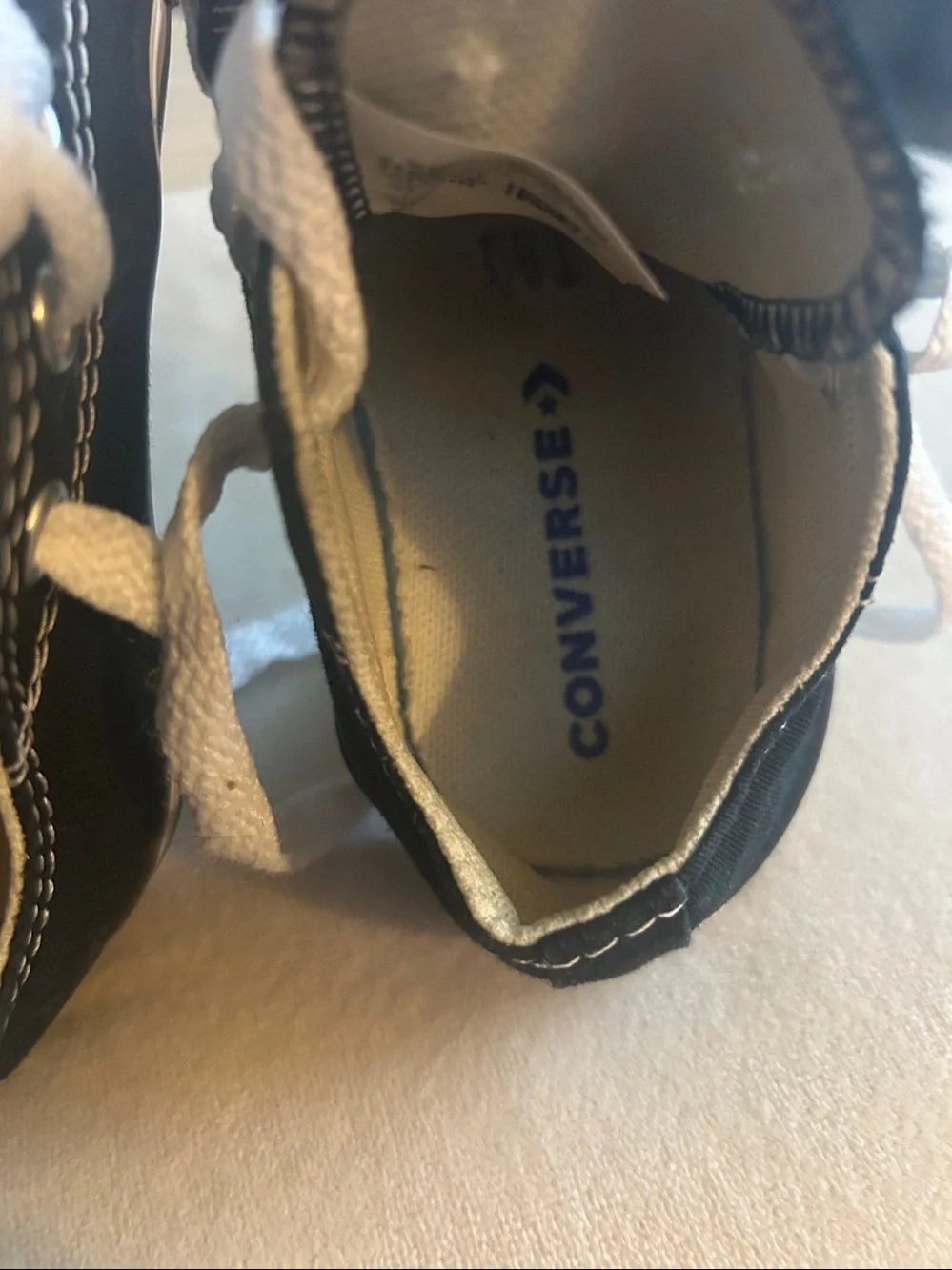 Converse Kids Black and White Low-Top Sneakers